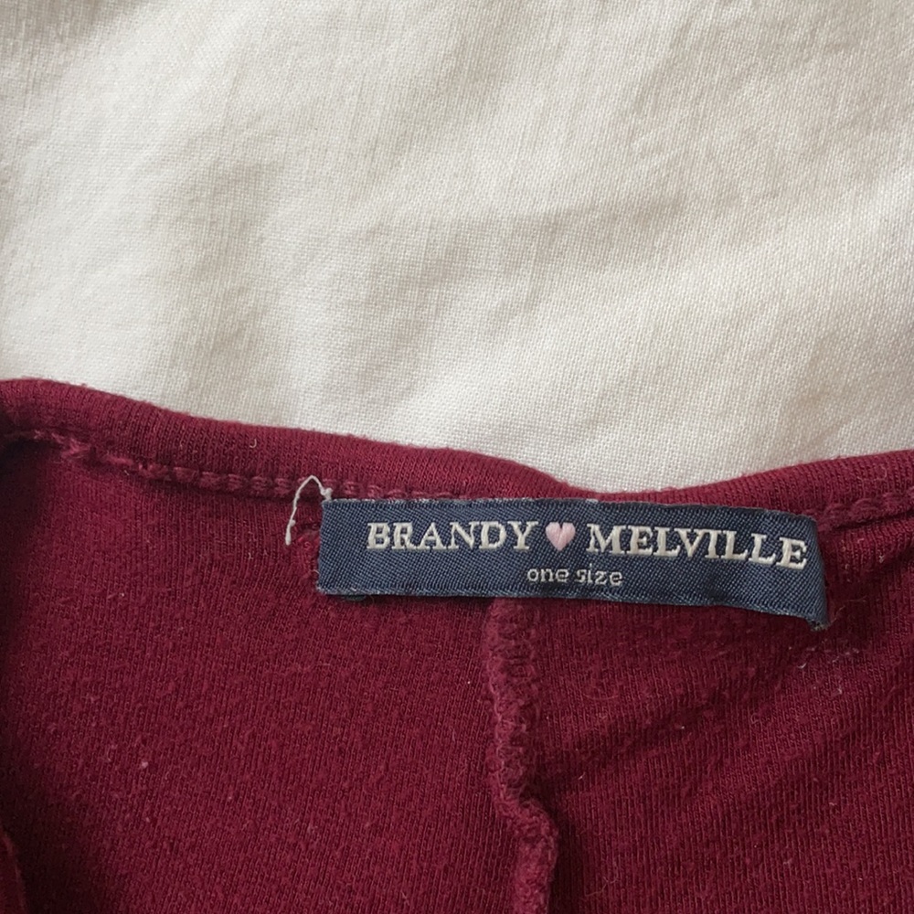 Brandy Melville tank (maroon) - Picture 2 of 2